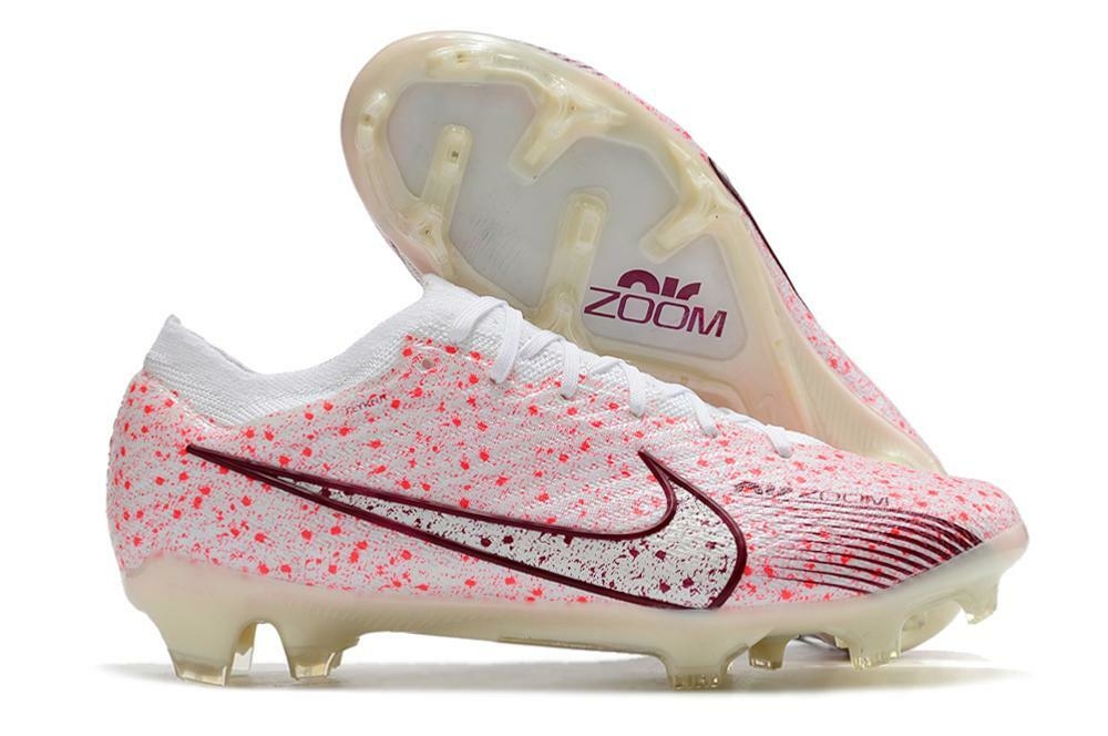 Chuteira Campo Nike Zoom Mercurial Vapor 15 Elite FG Rosa E