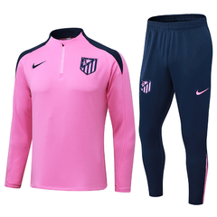 conjunto-agasalho-de-treino-do-atlético-de-madrid-nike-2024-2025-24-25-rosa-azul-escuro-zíper-pré-jogo-aquecimento-treino-treinamento-zíper-completo-jaqueta-casaco-corta-vento-inverno-frio-chuva-calça-calção-fresco-academia-treinar-comprar-online