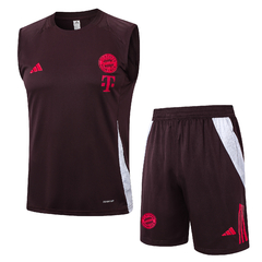 conjunto-de-treino-do-bayern-de-munique-adidas-2024-2025-24-25-vermelho-escuro-vinho-branco-camisa-camiseta-regata-quente-short-bermuda-calção-fresco-academia-treino-treinar-treinamento-malhar-novo-nova-lançamento-temporada-profissional-original-oficial-f