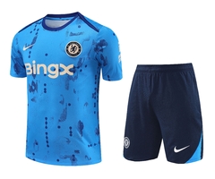 conjunto-de-treino-do-chelsea-nike-2024-2025-24-25-azul-palmer-camisa-camiseta-regata-quente-short-bermuda-calção-fresco-academia-treino-treinar-treinamento-malhar-novo-nova-lançamento-temporada-profissional-original-oficial