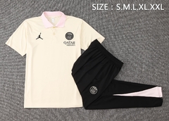 conjunto-de-treino-do-paris-saint-germain-psg-jordan-2023-2024-2025-23-24-25-bege-rosa-camisa-camiseta-inverno-frio-chuva-calça-calção-fresco-academia-treino-treinar-treinamento-malhar-novo-nova-lançamento-temporada-profissional-original-oficial-frete-grá