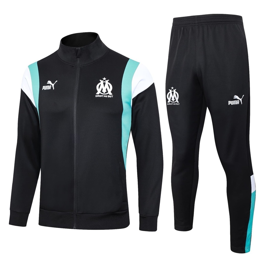 Conjunto Agasalho Treino Olympique de Marseille 2023 24 Puma Masculino