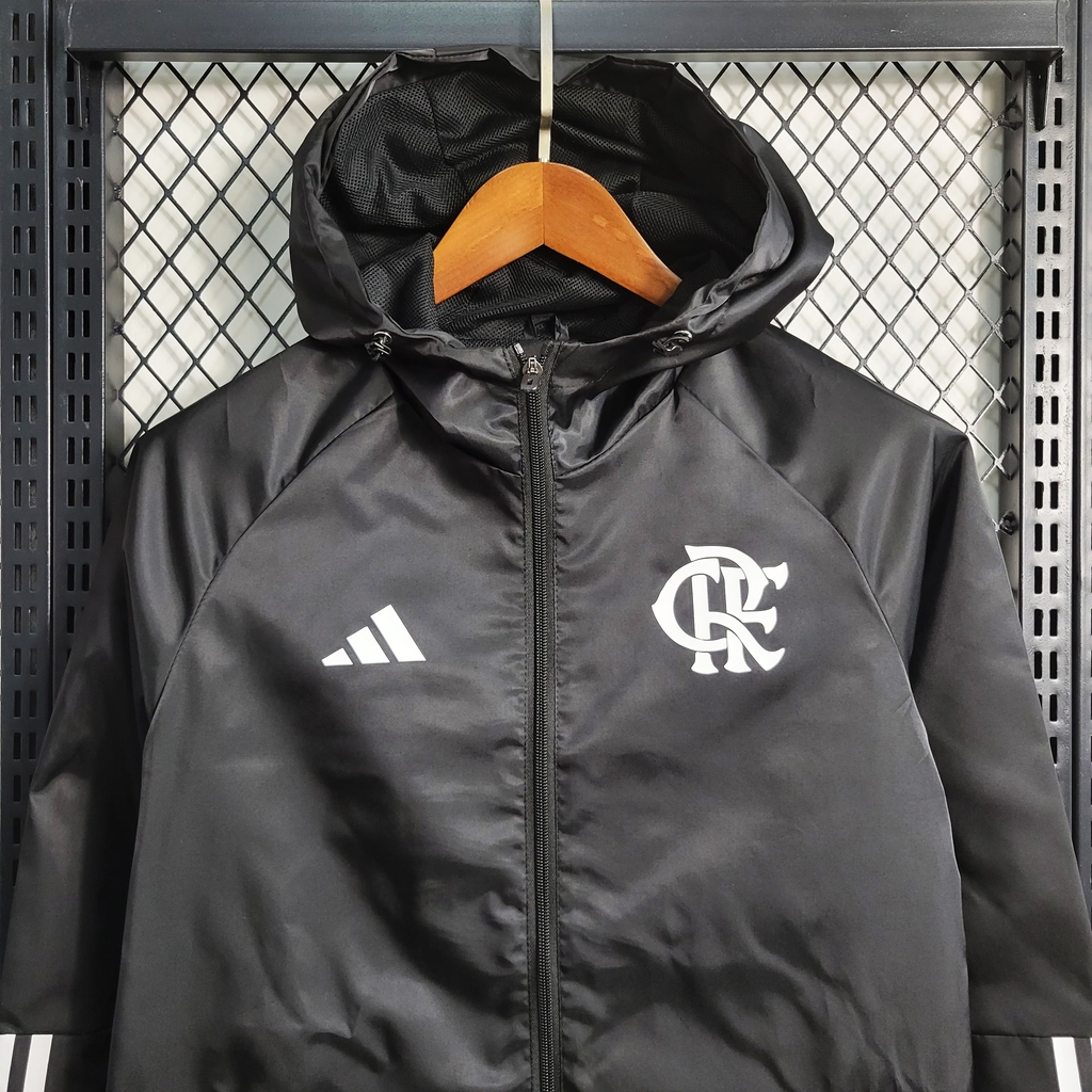 Jaqueta Corta Vento Flamengo 2023 Adidas Masculina