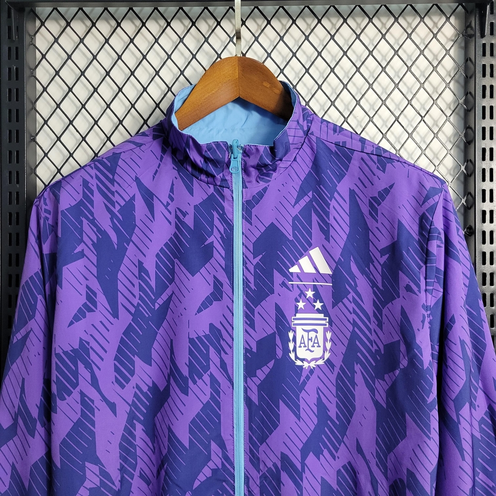 Corta vento adidas roxo on sale