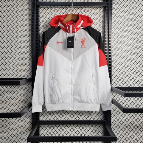 Corta vento nike vermelho e branco sales