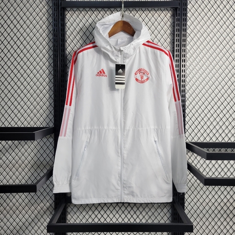 Jaqueta Corta Vento Manchester United 2023 Adidas Masculina