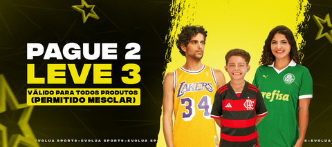 Carrusel Evolua Sports - Camisas de Futebol, Regatas NBA, Chuteiras Profissionais & Sneakers 