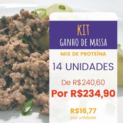 Kit Ganho de Massa - Mix de Proteínas 14 un