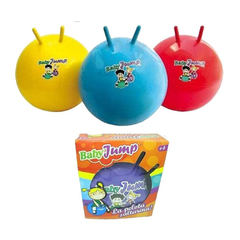 Pelota saltarina Bola inflable inflable de color puro Bola de salto para  niños con mango para adulto Tomshoo Pelota saltarina