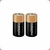 Pilha Alcalina Duracell Grande D - BT 2 UN - loja online