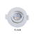 Spot LED Redondo 7W Branco Quente - Taschibra - Eletrica WF