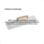 Desempenadeira Aço Prática Dente 10X35 511 - CASTOR - comprar online