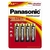 Pilha Alcalina Pequena AA com 4 unidades Cartela- Panasonic - comprar online
