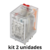 KIT 2 RELE ENCAIXE 5A 220V TNA4RA4 - METALTEX na internet