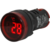 Indicador de temperatura digital T20-3R Vermelho 22mm Metaltex