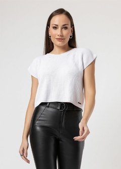 Blusa Malha Cropped Greta