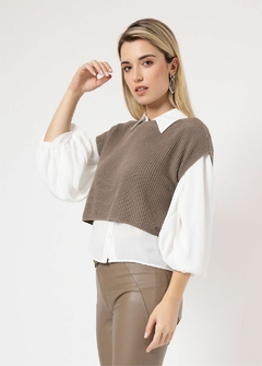 Blusa Malha Cropped Greta