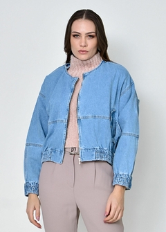 Jaqueta Bomber Jeans Chiara