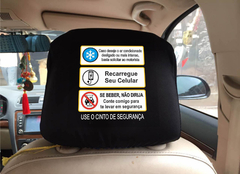 Capa Para Encosto De Carro Uber 99 Táxi Personalizada
