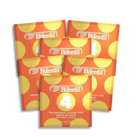 Tratamiento Capilar Biferdil Aceite de Coco Sachet x 30ml