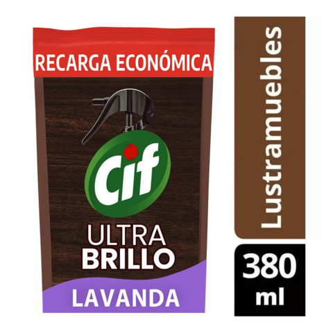 Cif Ultra Brillo Multisuperficies Lavanda Doypack x 380ml