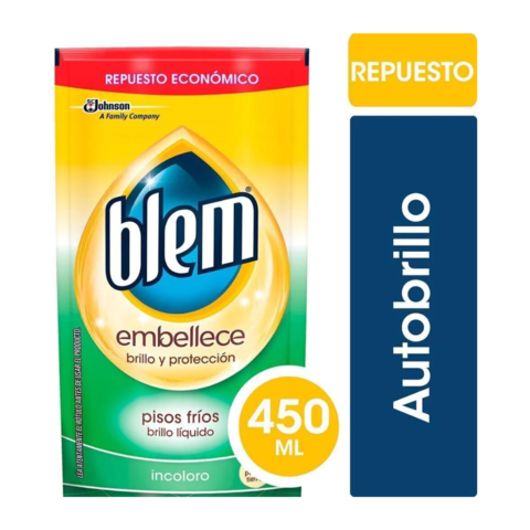 Cera Autobrillo Blem Incolora Sachet x 450cc