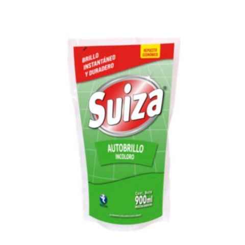 Cera Autobrillo Suiza Incolora Sachet x 900cc