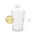 Vaso de Vidrio Rigolleau Oslo Flint x 400ml - comprar online