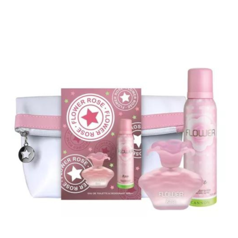 Bolsito + Perfume Flower Rose EDP 40ml + Desodorante 123ml