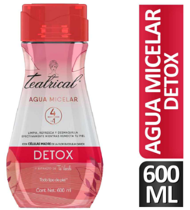 Agua Micelar Teatrical Detox x 600ml