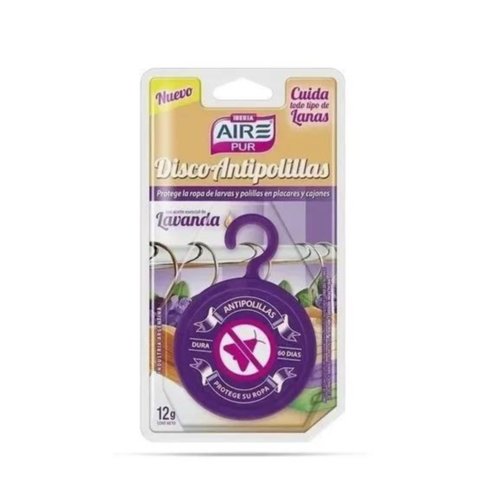 Antipolillas con perfume lavanda 2 ganchos