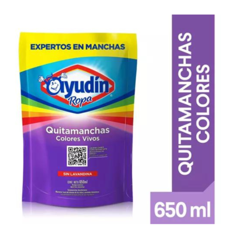 Quitamanchas Ayudin Ropa Color Sachet x 650ml