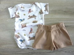 Body manga corta + short Yaguarete - tienda online