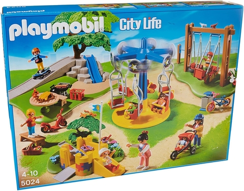 5024 - Parque de Juegos infantiles - Incluye 9 figuras de Playmobil!