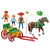 6932 - Carruaje con Caballo y 3 figuras de Playmobil - comprar online