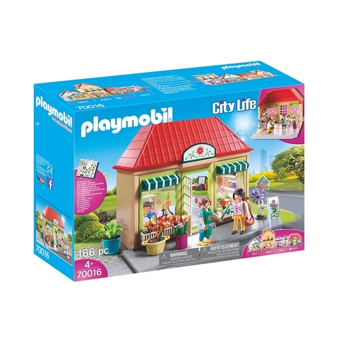 70016 Mi Floristería - Ciudad Playmobil - Incluye 165 piezas