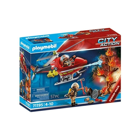 Helicoptero bomberos playmobil shop