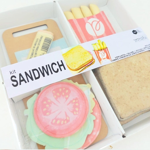 COMIDITAS DE TELA: KIT SANDWICH