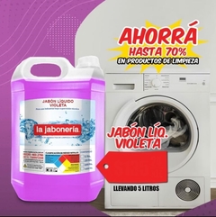 JABÓN LÍQUIDO VIOLETA X 5 LITROS - comprar online