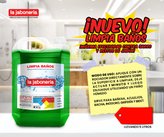 LIMPIA BAÑOS X 5 LITROS - comprar online