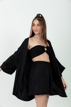 Kimono Naomii - Preto - comprar online