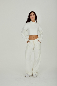 Cropped Morgan - Off white - Mia Brand