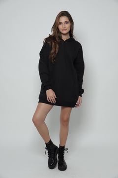 Moletom Oversized - Preto - Mia Brand