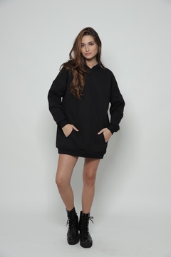 Moletom Oversized - Preto - comprar online