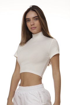 Blusa Cropped Cozumel - Off White na internet