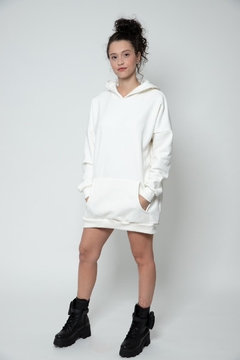 Moletom Oversized - Off white - comprar online