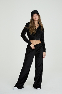 Cropped Jade Plush - Preto - Mia Brand