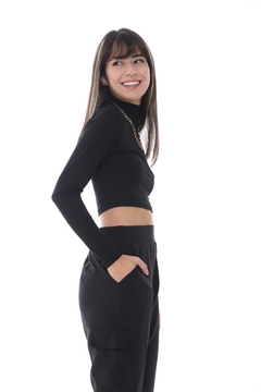 Cropped Toledo - Preto - Mia Brand