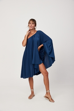 Vestido Jill - Azul Petróleo - Mia Brand