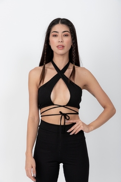 Cropped Lara - Preto - Mia Brand